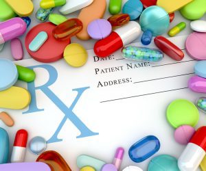 colorful prescription drugs
